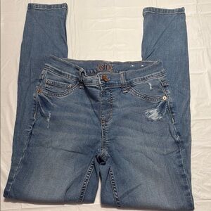 Justice girls Light Blue Skinny Jeans size 14 NWOT